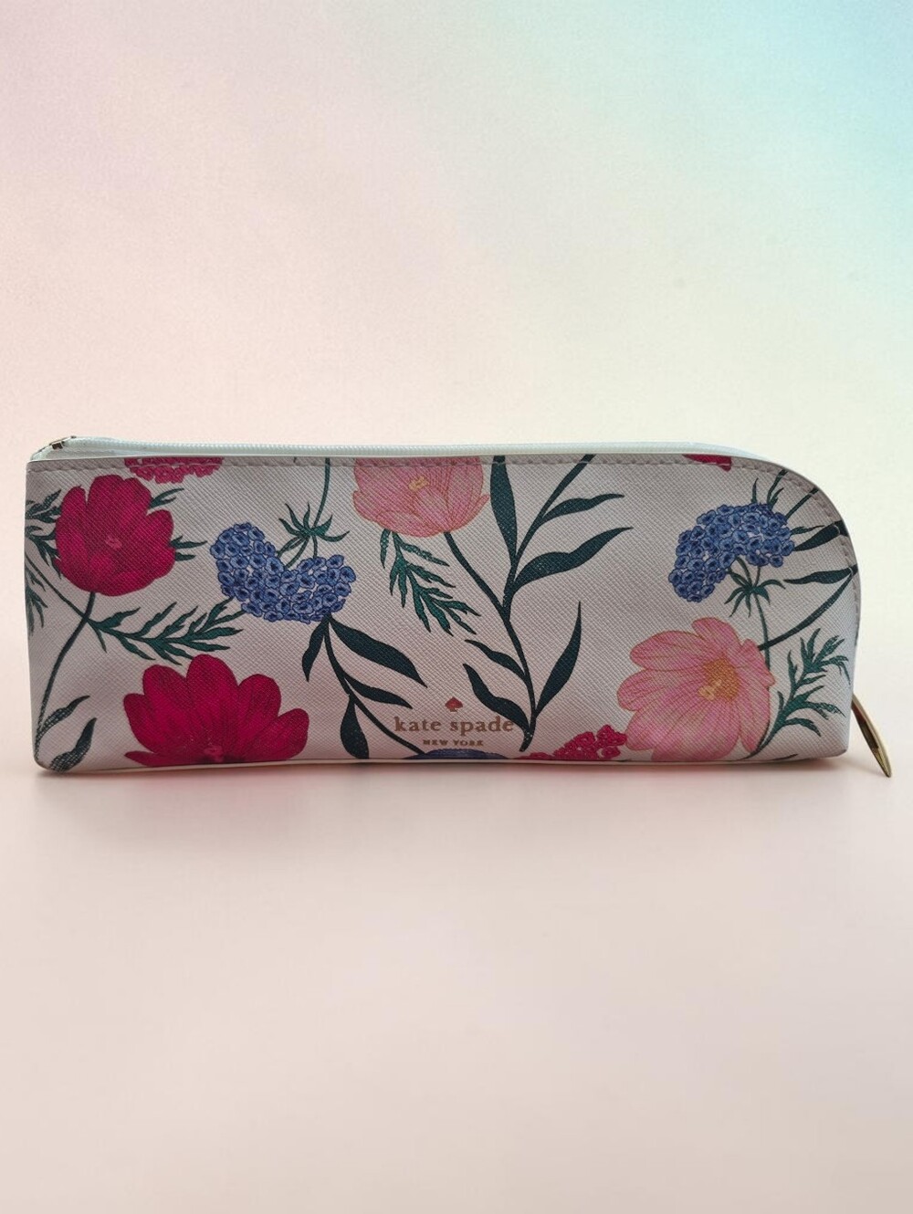 Kate Spade New York Blossom Corner Zip Cosmetic Pencil Case